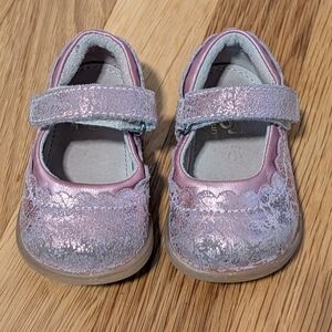 See Kai Run Glitter Ballet Shoes Size 4